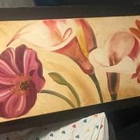 Quadro con cornice in legno