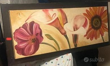 Quadro con cornice in legno