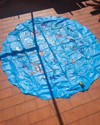 Tappetino gioco spruzzatore d'acqua 