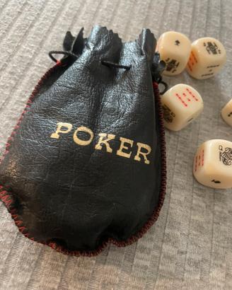 Set 5 dadi Poker anni 70/80