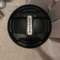 Subwofer alpine e amplificatre sony xplod
