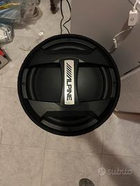 Subwofer alpine e amplificatre sony xplod