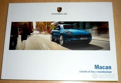 Libretto ISTRUZIONI Uso Manutenione PORSCHE MACAN 