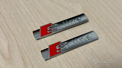 Loghi S line cromati originali Audi