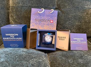 Omega x Swatch Earthphase Moonshine Gold