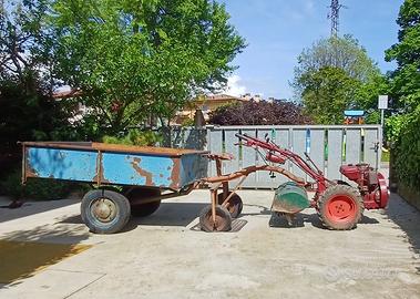 Motozappa con due frese