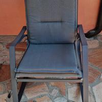 sedie da giardino a dondolo