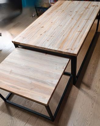 Tavolo da salotto stile industriale