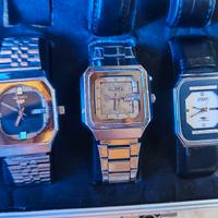 Lotto 3 orologi automatici vintage