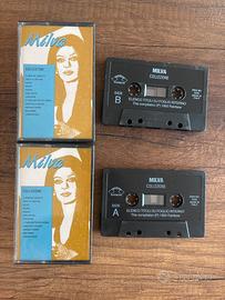 2 audiocassette originali di MILVA