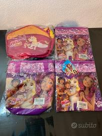 4 borsette per bambina Mia and Me nuove sigillate