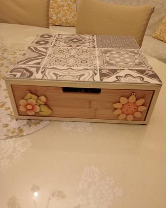 cassettiera porta infusi e cialde 