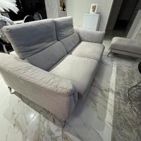 Divano grigio perla Poltrone Sofà