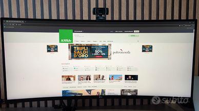 Monitor Lg Ultrawide 34 pollici UWQHD curvo