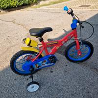 bicicletta bambini paw patrol 14 pollici