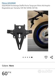 Staffa portatarga Yamaha