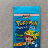 Bustina Pokemon Dunkin Bubble Gum 150 Sticker No S