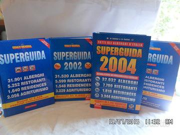 SUPERGUIDA 98-99/00-01/2002/2004 ITALY HOTEL 4 VOL