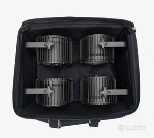 Promo 4 Par Led 18x12W RGBW Borsa Trasporto Case 