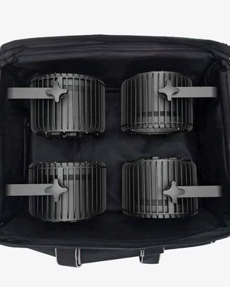 Promo 4 Par Led 18x12W RGBW Borsa Trasporto Case 