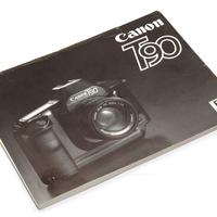 CANON T90 MANUALE ISTRUZIONI ORIGINALE INGLESE