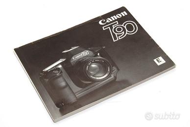CANON T90 MANUALE ISTRUZIONI ORIGINALE INGLESE