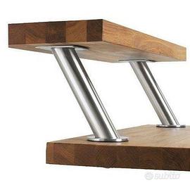 Braccetti acciaio inox per top