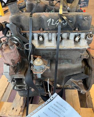 Motore Fiat 124 cc. 1.2 BZ sigla: 124B000 a.1970