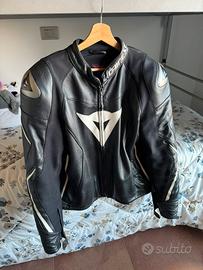 Giubbotto Dainese in pelle taglia 52