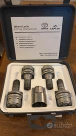 Bulloni antifurto per TOYOTA AYGO 2005-2025
