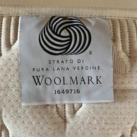 Materasso singolo woolmark lana vergine come nuovo