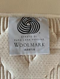 Materasso singolo woolmark lana vergine come nuovo