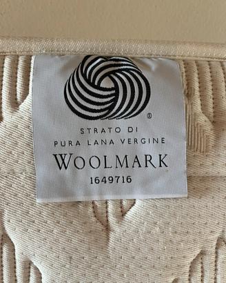 Materasso singolo woolmark lana vergine come nuovo