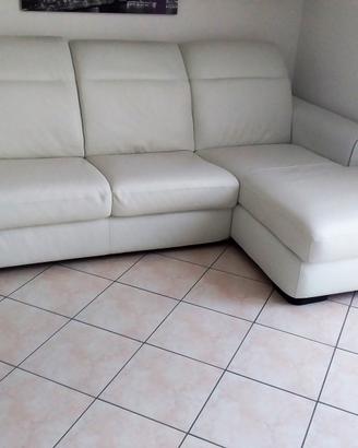 NATUZZI Divano letto/contenitore con chaise longue