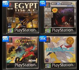 Lotto giochi PS1 tutti 75€