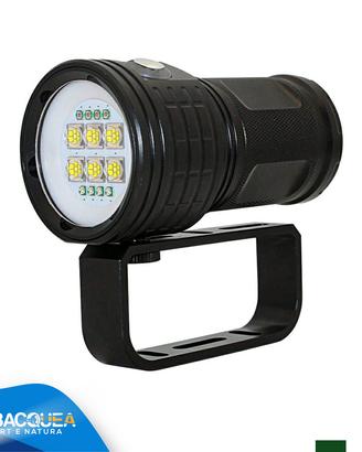 Torcia subacquea foto video completa NUOVA