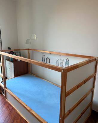 Letto reversibile KURA IKEA 90x200 doghe mai usate
