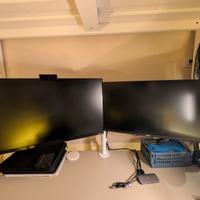 Monitor Doppio con Supporto