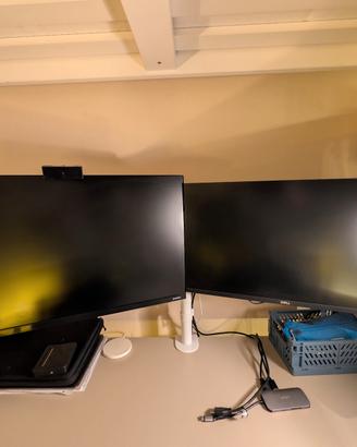 Monitor Doppio con Supporto