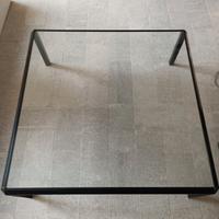 Tavolino in cristallo 110x110 cm 