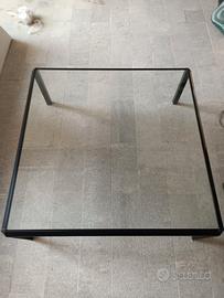 Tavolino in cristallo 110x110 cm 