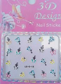 Nail Art Decorazioni unghie Adesivi Tattoo Sticker