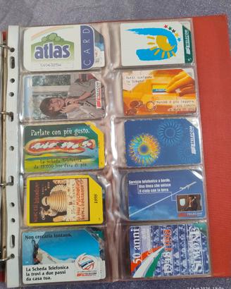 schede telefoniche anni 90 