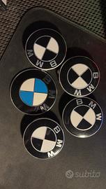Coprimozzo / Logo originali BMW bianco e nero