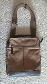 Tracolla Piquadro vera pelle tortora - originale -