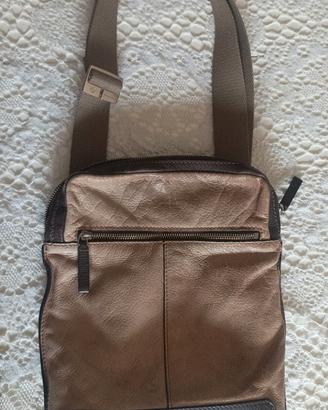 Tracolla Piquadro vera pelle tortora - originale -