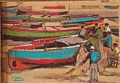 Dipinto olio su cartoncino ( Giovanni Prassi)