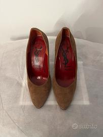 Yves Saint Laurent Décolleté camoscio