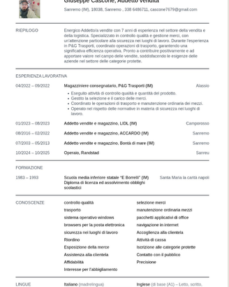 Operaio (autista patente B)