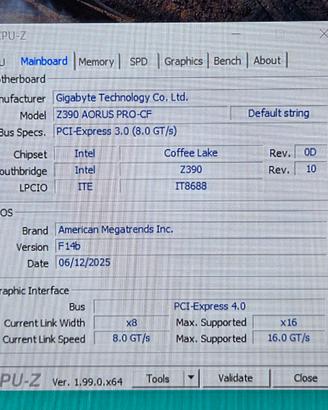 Intel 9900k e scheda madre Aorus Z390 Pro